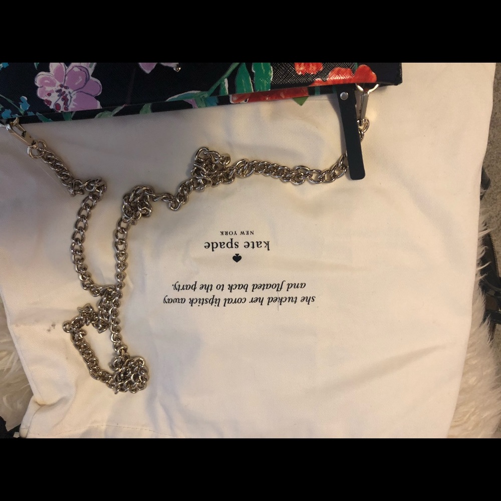 Kate Spade NWT floral chain strap bag - Picture 5 of 5